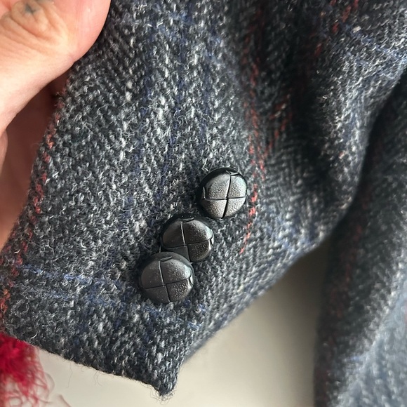 Vintage 80s Sears Blazer Wool Blend Suit Coat Jacket Size 42 R - Picture 8 of 16